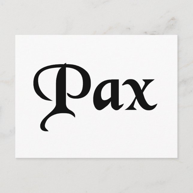 Peace Postcard (Front)