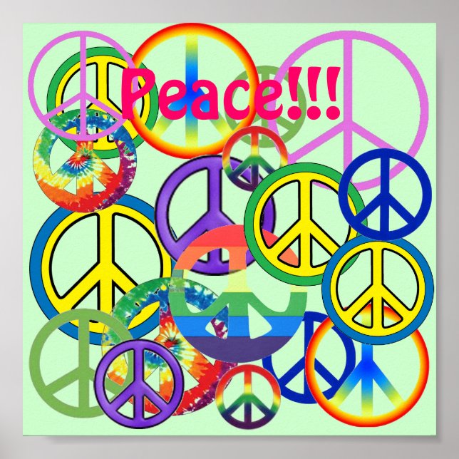 Peace!!! Poster (Front)