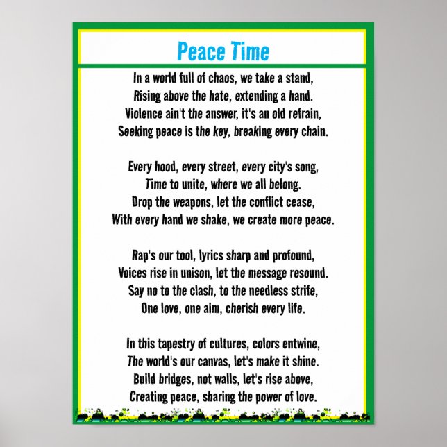 Peace Poster (Front)