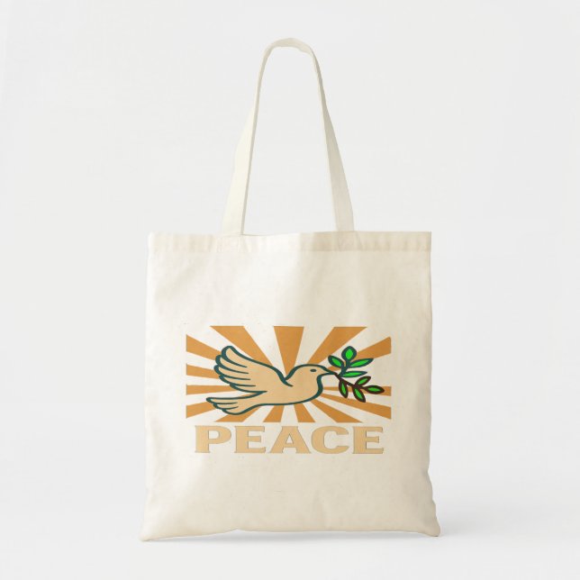 Peace Poster Tote Bag  Harmony & Style (Front)