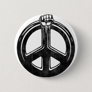 Peace Power! 6 Cm Round Badge