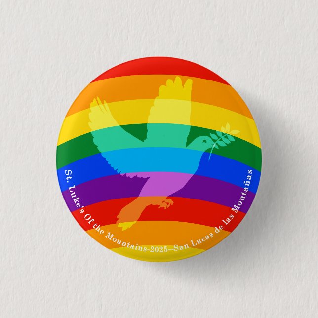 Peace-Pride 2025 3 Cm Round Badge (Front)