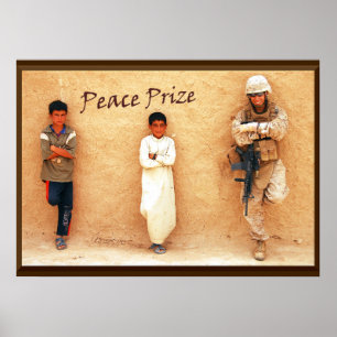 Peace Prize Military Tribute Poster