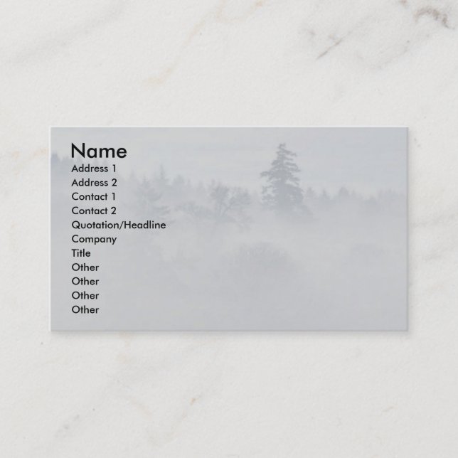Peace Profile Card (Front)