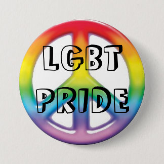 peace rainbow, LGBT PRIDE 7.5 Cm Round Badge