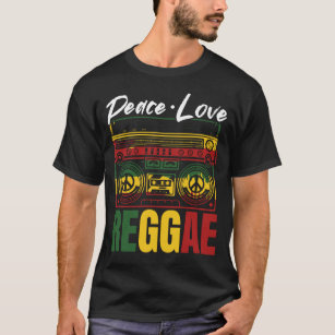 Peace Reggae Music Rasta Jamaica T-Shirt