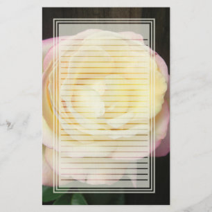 Peace Rose Lined Stationery