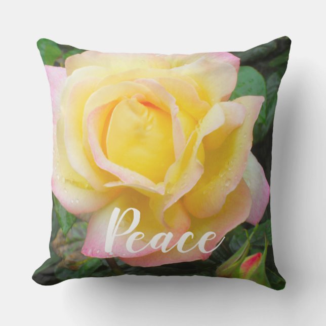 Peace Rose Photo Cushion (Front)