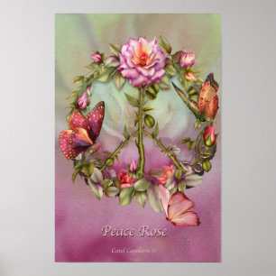 Peace Roses Art Poster/Print Poster