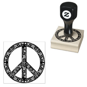 Peace Rubber Stamp
