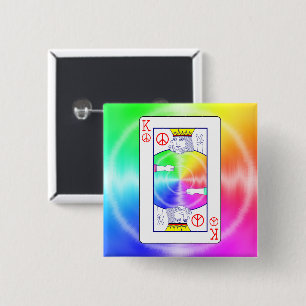 Peace Rules -  15 Cm Square Badge