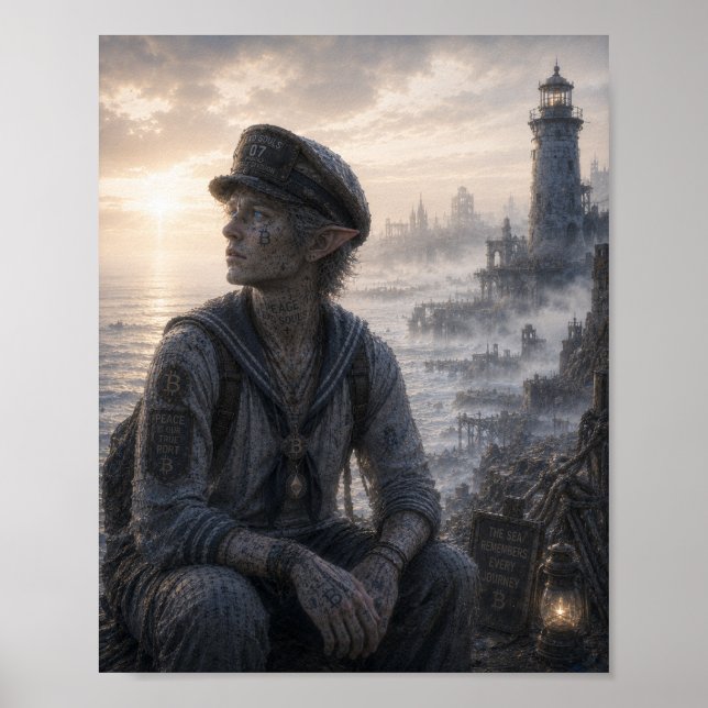 Peace / Sailor / Lighthouse Coast Poster (Front)