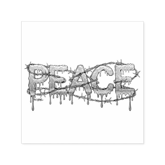 Peace Self-inking Stamp (Design)