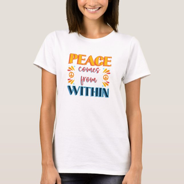 Peace Shirt, Vintage T Shirt, Graphic Tees Vintage (Front)