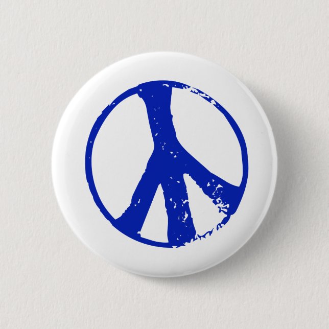 Peace Sign 6 Cm Round Badge (Front)