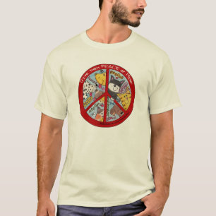 Peace Sign-Animal Protection T-Shirt