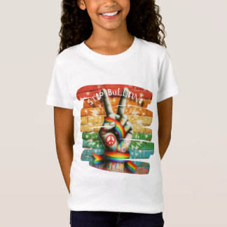 Peace Sign Anti-Bullying T-ShirtT-Shirt T-Shirt