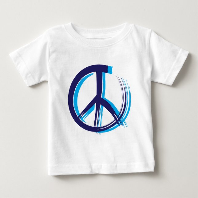 Peace Sign Baby T-Shirt (Front)