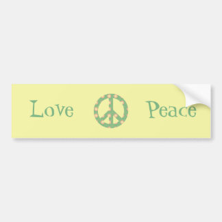 Peace Sign Bumper Sticker