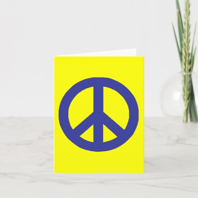 Peace Sign Card (Front)