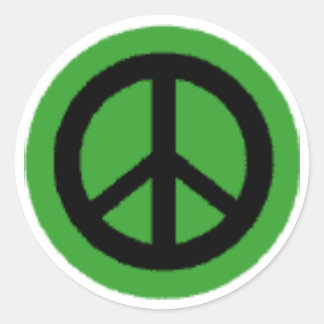 Peace-Sign Classic Round Sticker