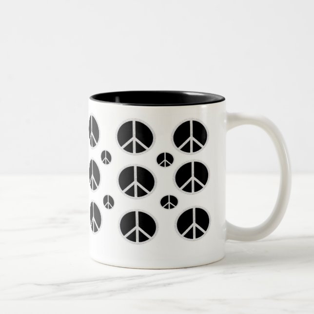 PEACE SIGN COFFE MUG (Right)