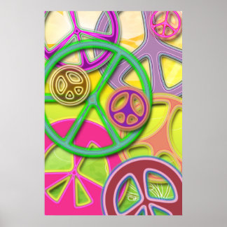 PEACE SIGN COLLAGE POSTER
