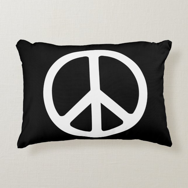 Peace Sign Decorative Cushion (Front)