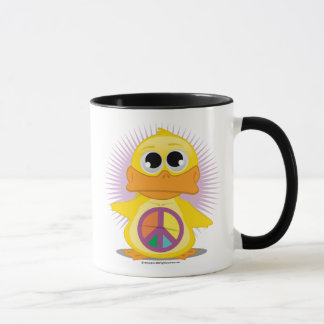 Peace Sign Duck Mug