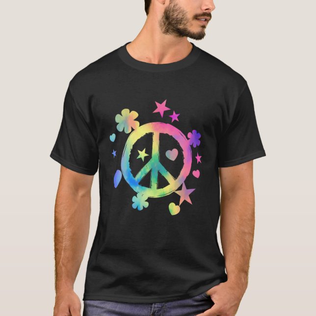 Peace Sign Equality Peace T-Shirt (Front)