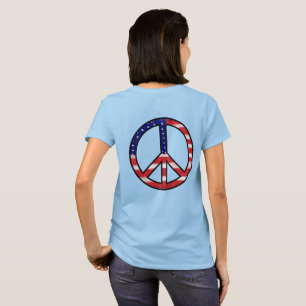 Peace Sign Flag Colours T-Shirt
