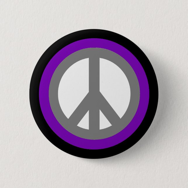 Peace Sign Flair Button (Front)
