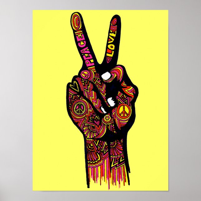 Peace Sign Hand (Front)