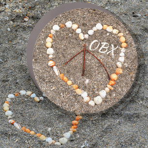 Peace Sign Heart of Seashells OBX NC Magnet