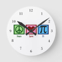 Peace Sign Heart Pi Symbol