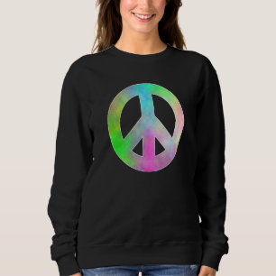 Peace Sign  Hippie Retro Sweatshirt