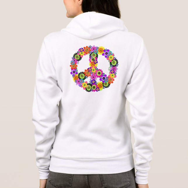 Peace Sign Hoodie (Back)