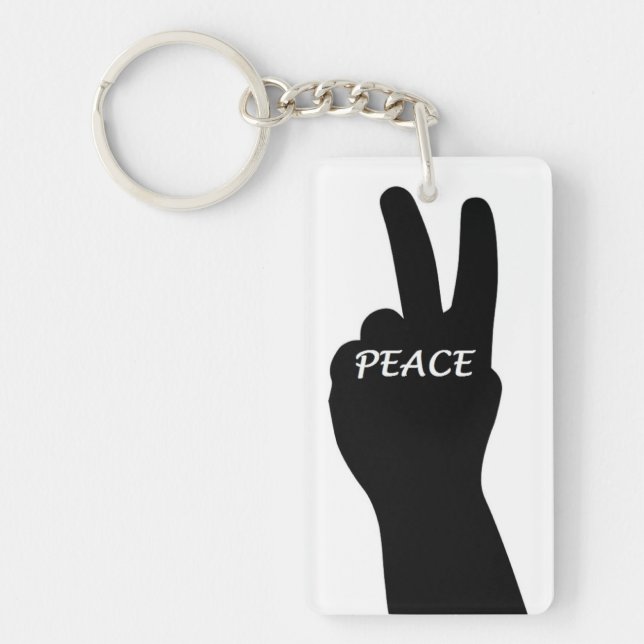 PEACE SIGN KEY RING (Front)