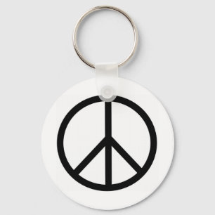 peace sign key ring