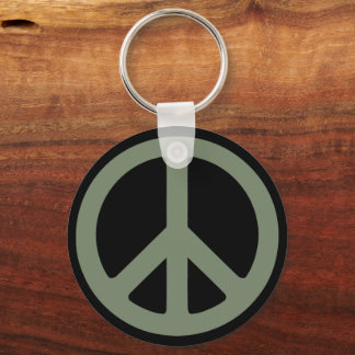 Peace Sign  Key Ring