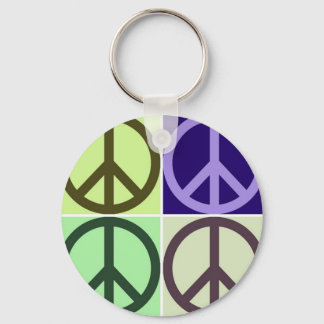 Peace Sign Key Ring