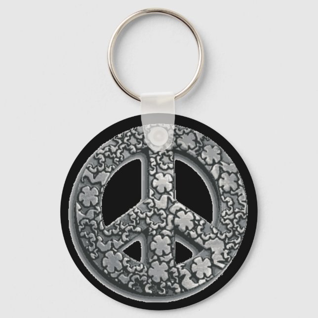 Peace Sign Keychain (Front)