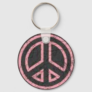 Peace Sign Keychain
