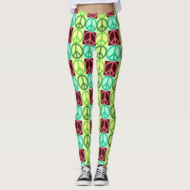 Peace Sign Leggings (Front)