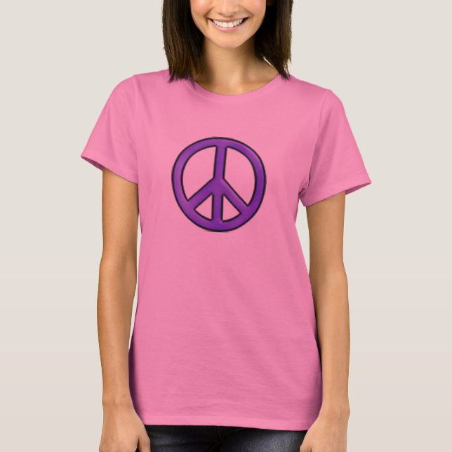Peace Sign Long Sleeve Shirt (Front)