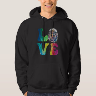 Peace Sign Love 60s 70s Costume Tie Dye Hippie The Hoodie
