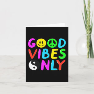 PEACE SIGN LOVE 60s 70s Groovy Hippie Costume Hall Card