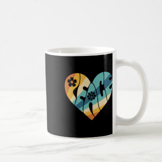 Peace Sign Love 60s 70s Groovy Hippie Costume Hall Coffee Mug