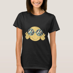 Peace Sign Love 60s 70s Groovy Hippie Costume Hall T-Shirt