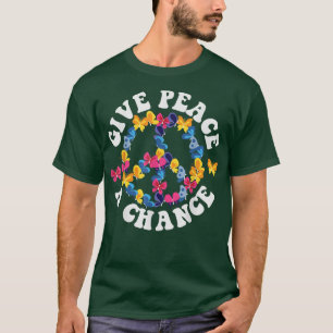 PEACE SIGN LOVE 60s 70s Tie Dye Hippie Halloween B T-Shirt